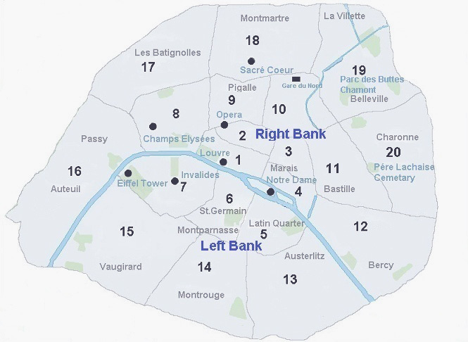 A Guide to the History of Bordeaux - Map of Bordeaux